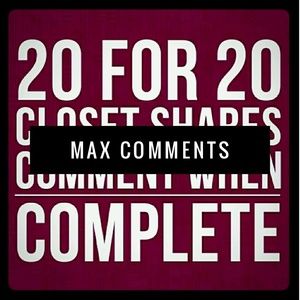 🎉MAX COMMENTS🎉 LIKE NEW LISTING